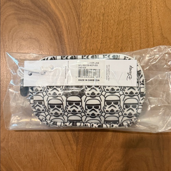 Stoney Clover Lane Star Wars Black and White Stormtrooper Micro Pouch - Picture 3 of 4